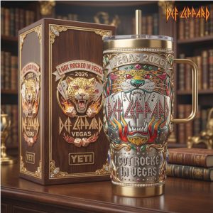 Def Leppard I Got Rocked In Vegas 2026 World Tour Limited Edition Tumbler