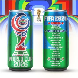 FIFA World Cup 2026 USA Canada Mexico Host Cities Commemorative Can Tumbler