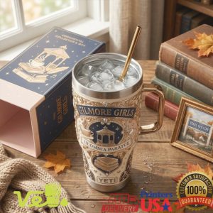 Gilmore Girls Stars Hollow In Omnia Paratus Ornamental Tumbler