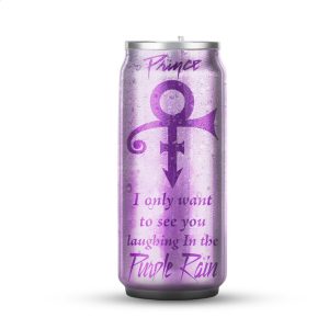 Prince Purple Rain Tribute Artist Symbol Commemorative Purple Soda Can tumbler Prince Purple Rain Tribute Artist Symbol Commemorative Purple Soda Can tumbler