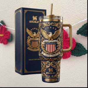 250 Years Of Freedom 1776 2026 USA Semiquincentennial 40oz Stanley Tumbler