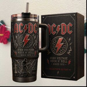 ACDC High Voltage Rock N' Roll 1973 Collector Edition Tumbler