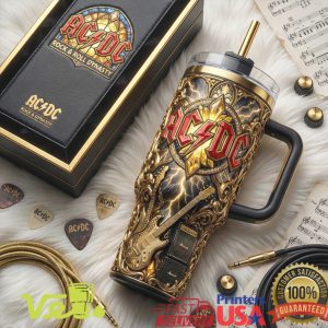 ACDC Rock and Roll Dynasty World Tour 2026 Vintage Heavy Metal Fans Tumbler