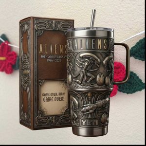 Aliens 40th Anniversary 1986 2026 Limited Edition Embossed 40oz Tumbler