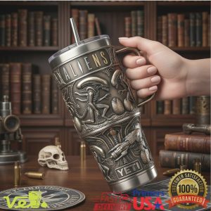 Aliens 40th Anniversary Xenomorph Embossed 40oz Tumbler