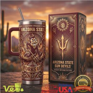 Arizona State Sun Devils Desert Inferno Edition College Football Style Tumbler