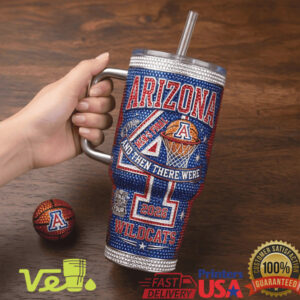 Arizona Wildcats Basketball Final Four 2026 Championship Style Sports Tumbler