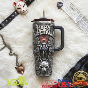 BABYMETAL Kawaii Metal Resistance Relief Style 40oz Tumbler