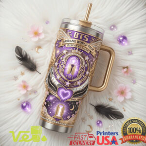 BTS Arirang World Tour You Never Walk Alone Purple K Pop Tumbler