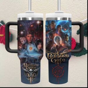 Baldur's Gate 3 Fantasy RPG Astarion Shadowheart Gamer Collectible Gift Tumbler