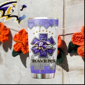 Baltimore Ravens EMS Paramedic Medical Star Tumbler