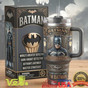 Batman The Dark Knight Gotham's Avenger Embossed Tumbler