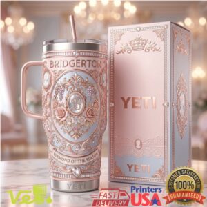 Bridgerton Diamond of the Season Regency Floral Luxury 40oz Insulated Tumbler