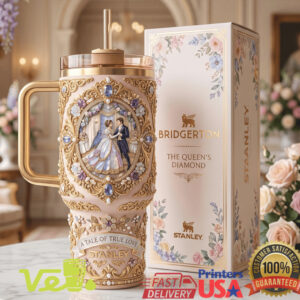 Bridgerton The Queen's Diamond 40oz Stanley Style Tumbler A Tale of True Love
