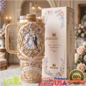 Bridgerton The Queen's Diamond 40oz Stanley Style Tumbler A Tale of True Love