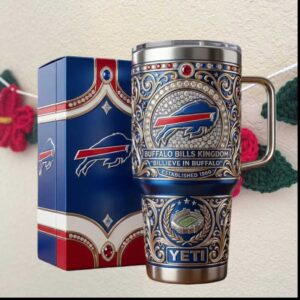 Buffalo Bills Kingdom NFL Billieve In Buffalo 1960 Anniversary Tumbler