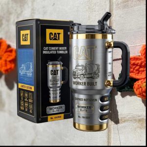 CAT Cement Mixer “Worker Elite” Limited Edition Insulated Steel Tumbler