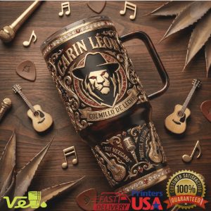 Carin León Colmillo de Leche Edicion Especial Lion Tumbler