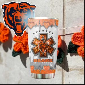Chicago Bears EMS Paramedic Medical Star Tumbler