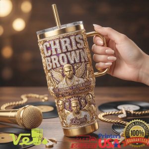 Chris Brown Breezy The Journey Never Ends Loyal Tour Vintage Hip Hop Music Tumbler