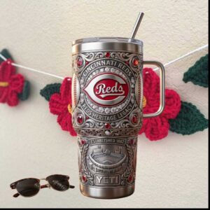 Cincinnati Reds Heritage Legacy Established 1882 Luxury Clubhouse Edition Gifts for Men Tumbler
