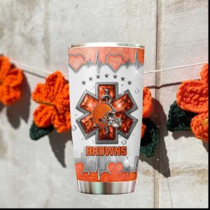 Cleveland Browns EMS Paramedic Medical Star Tumbler