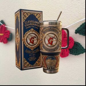 Cleveland Guardians Luxury Clubhouse Edition MLB Baseball Fan Gift Guard The Land Tumbler
