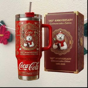 Coca Cola 140th Anniversary Commemorative Polar Bear Edition Tumbler
