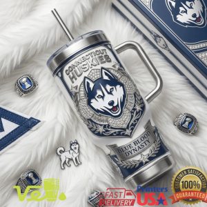 Connecticut Huskies Blue Blood Dynasty Basketball National Champions 2026 Fan Gear Unisex Tumbler
