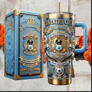 Coventry City Sky Blues Pride Of Coventry Built On Legacy Stainless Steel Insulated Tumbler
