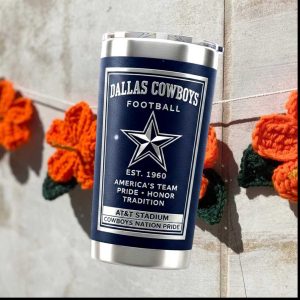 Dallas Cowboys Football America's Team Cowboys Nation Pride Tumbler