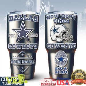 Dallas Cowboys It's in my DNA Personalized Est 1960 40oz Tumbler