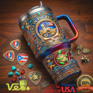 Dead In Puerto Rico Grateful Dead Inspired Summer Tour 2026 Tumbler