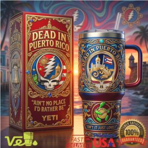 Dead In Puerto Rico Grateful Dead Inspired Summer Tour 2026 Tumbler