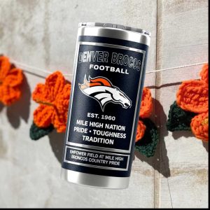 Denver Broncos Football Mile High Nation Broncos Country Pride Tumbler