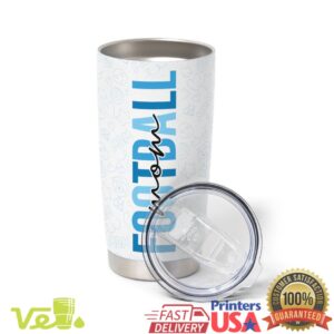 Detroit Football Mom 40oz Tumbler Mother's Day Gift for Lions Fans
