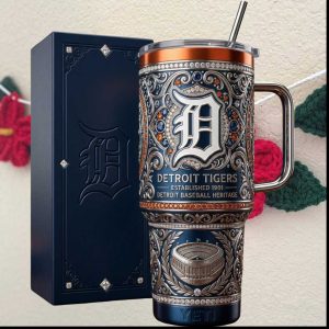 Detroit Tigers Heritage Edition Luxury Engraved Fan Tumbler