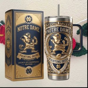 Notre Dame Fighting Irish Legacy of Champions Edition 40oz Tumbler