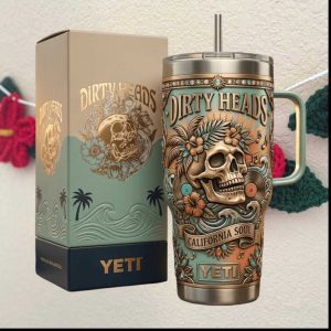 Dirty Heads California Soul YETI Style 40oz Engraved Tumbler