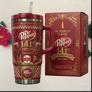 Dr Pepper 141st Anniversary Limited Edition Heritage Flavor Collector's Tumbler
