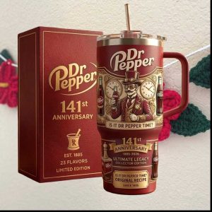 Dr Pepper 141st Anniversary Steampunk Original Recipe Tumbler