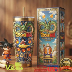Dragon Ball Z 40th Anniversary Legend 1986 2026 Collector Tumbler