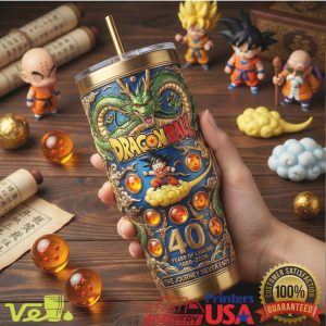 Dragon Ball Z 40th Anniversary Legend 1986 2026 Collector Tumbler