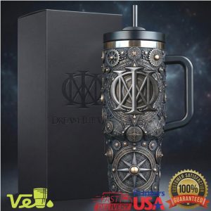 Dream Theater Progressive Metal Steampunk Gear 40oz Tumbler