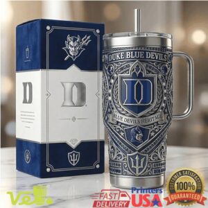 Duke Blue Devils Heritage College Basketball Championship Luxury Style Tumbler