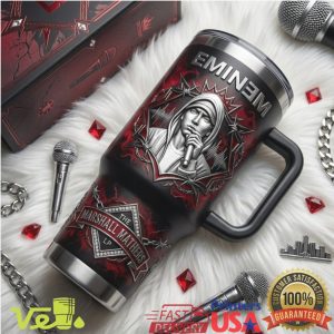 Eminem Marshall Mathers LP 40oz Insulated Tumbler with Handle
