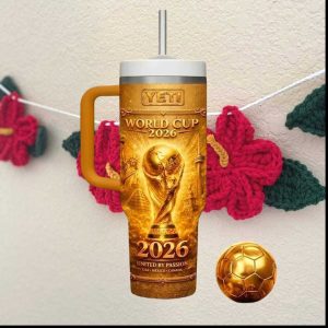 FIFA World Cup 2026 United By Passion Commemorative 40oz Yeti Tumbler