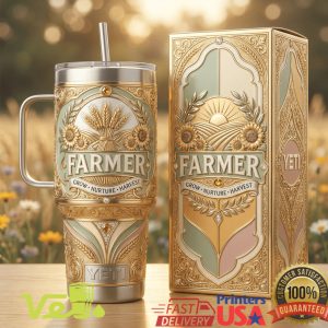 Farmer Grow Nurture Harvest Agriculture Pride Men Women Gift Ideas Tumbler