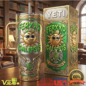 Feid Ferxxocalipsis Tour 2024 Reggaeton Music Artist Fan Merchandise Latin Gift Stainless Steel Insulated Tumbler