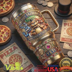 Five Nights at Freddy’s Freddy Fazbear’s Pizza Anniversary 40oz Tumbler